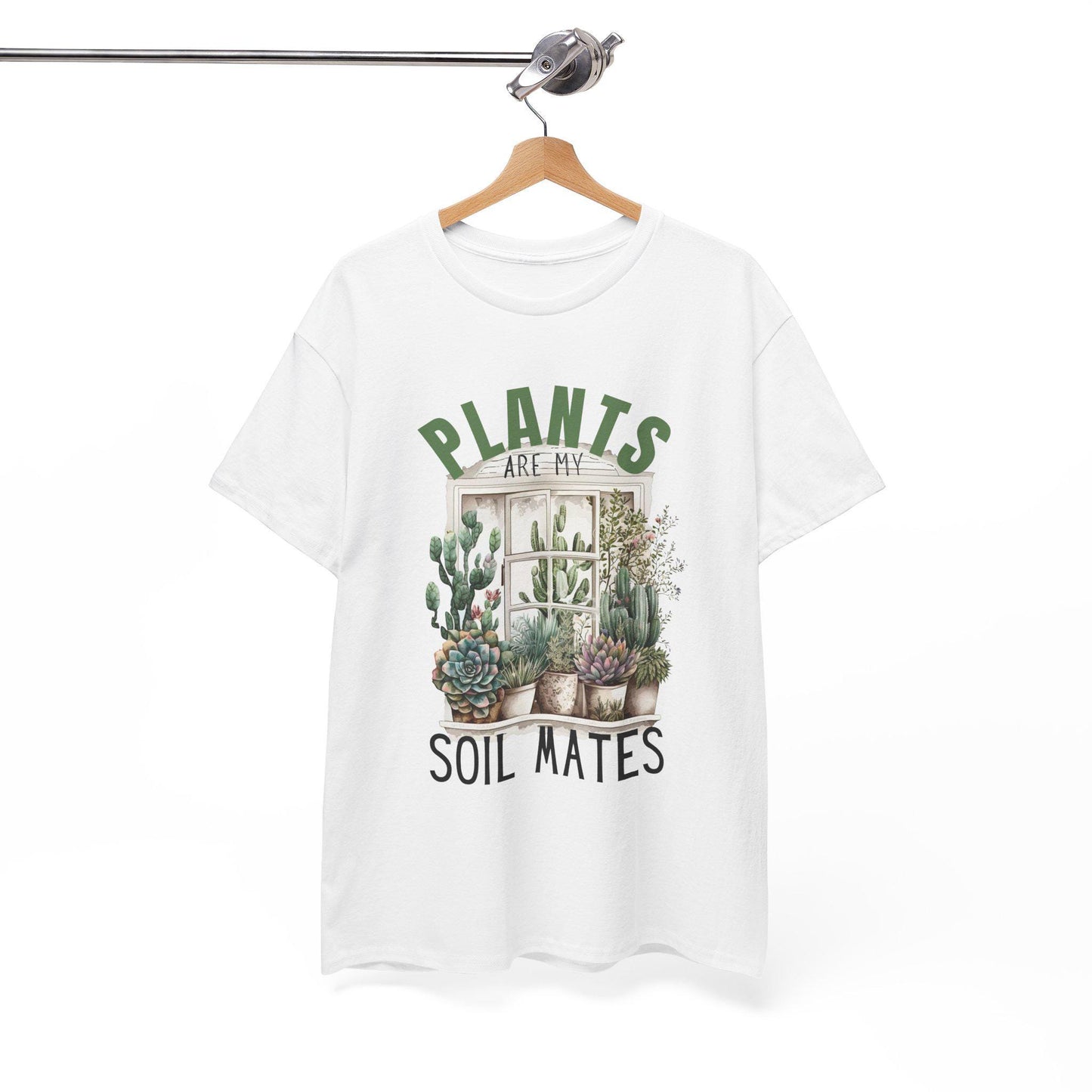 Plant Lover Tee Shirt, Unisex Heavy Cotton Tee, Plant Friend Gift, Christmas Birthday White Elephant, Plant Lover T-shirt, Plant Enthusiast