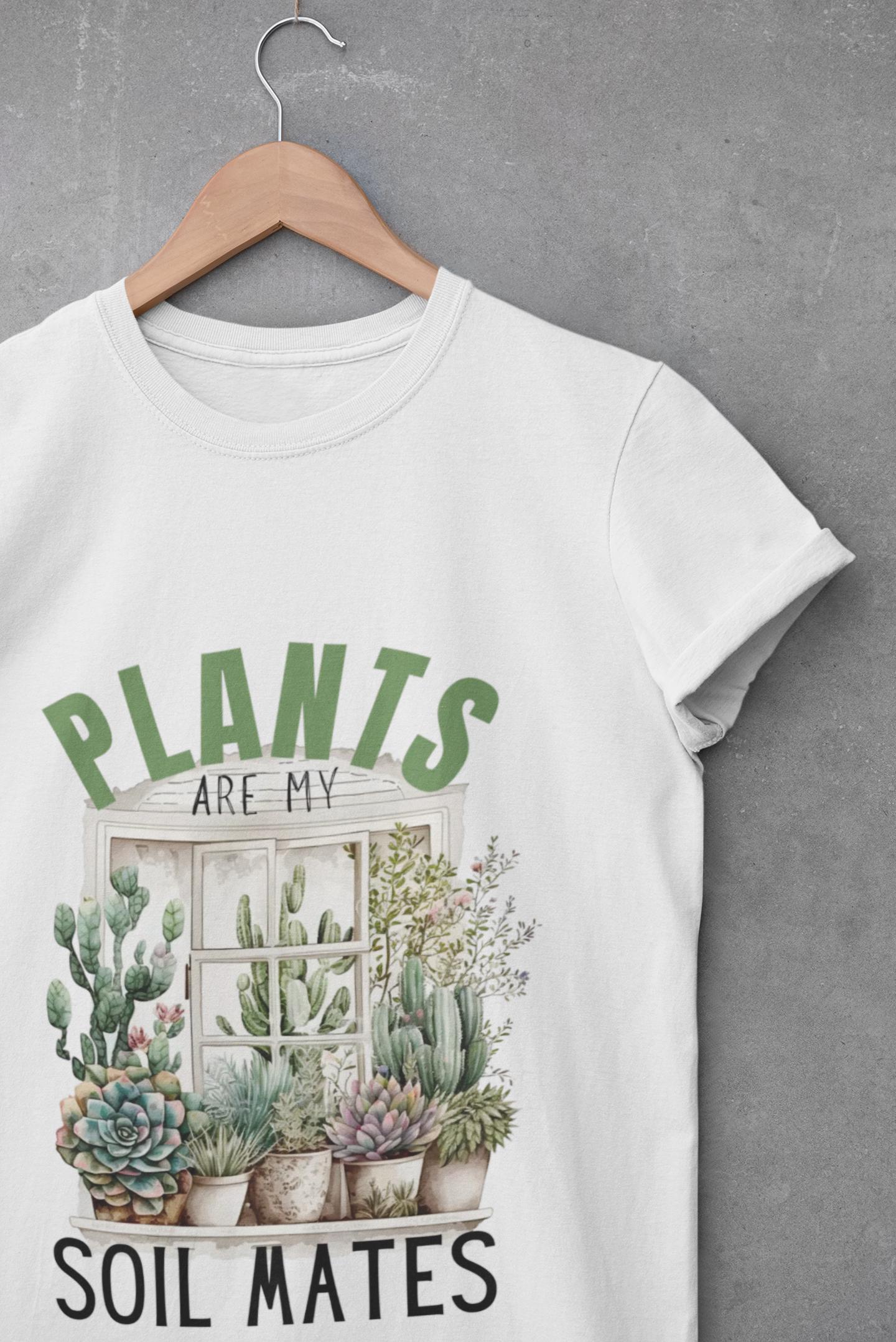 Plant Lover Tee Shirt, Unisex Heavy Cotton Tee, Plant Friend Gift, Christmas Birthday White Elephant, Plant Lover T-shirt, Plant Enthusiast