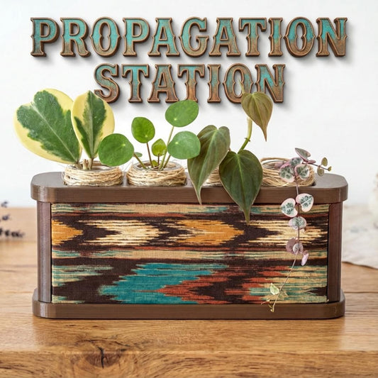 Plants Navajo Propagation Station Western Style Wide Mouth Hydroponic Plant system, Western Décor House Plant Décor Seedling Rack for Plants